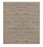 Frontansicht von HÖRMANN Doppelflügeltür Nordeiche quer Duradecor ProLine mit Zarge