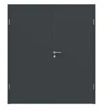 Frontansicht von Doppelflügeltür ProLine Anthrazit RAL 7016 Lack inkl. Zarge - Hörmann