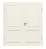 Bild von Blankenese 2F Klassik Weiß RAL 9010 Doppelflügeltür inkl. Zarge - Jeld-Wen