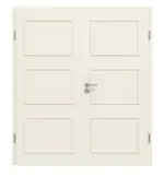 Bild von Blankenese 3F Klassik Weiß RAL 9010 Doppelflügeltür inkl. Zarge - Jeld-Wen