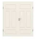 Bild von Blankenese 4FG Klassik Weiß RAL 9010 Doppelflügeltür inkl. Zarge - Jeld-Wen