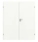 Frontansicht von CLASSEN Doppelflügeltür Century M1 Weiß Primo inkl. Zarge 