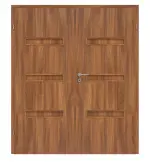 Frontansicht von CLASSEN Doppelflügeltür Century M5 Akazie ST Primo inkl. Zarge 