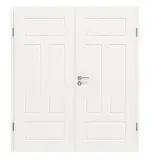 Frontansicht von Classic 3.14 Lackweiß Doppelflügeltür inkl. Zarge - Classen