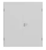 Frontansicht von JELD-WEN Doppelflügeltür Classic Nickelgrau ähnlich RAL 7047 ExpertLack mit Zarge