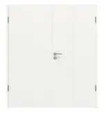 Frontansicht von Cofi 13 Weißlack RAL 9016 Doppelflügeltür inkl. Zarge - Deine Tür