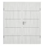 Frontansicht von GARANT Doppelflügeltür Corona 830 Authentic Grigio CePaL mit Zarge