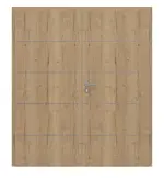 Frontansicht von GARANT Doppelflügeltür Corona 830 Authentic Risseiche CePaL mit Zarge