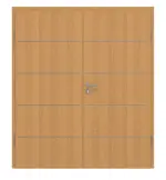 Frontansicht von GARANT Doppelflügeltür Corona 830 Eiche Premium CePaL mit Zarge