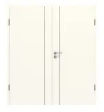 Frontansicht von GARANT Doppelflügeltür Corona 850 Pearl White CePaL mit Zarge