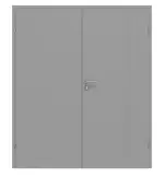 Frontansicht von CLASSEN Doppelflügeltür Evelin M2 Grau RAL 7004 Lack 