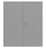 Frontansicht von CLASSEN Doppelflügeltür Evelin M9 Grau RAL 7004 Lack 