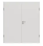 Frontansicht von GARANT Doppelflügeltür inkl. Zarge 0160-60 Silver Grey CPL