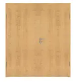 Frontansicht von Doppelflügeltür Ahorn Rustikal AH 74 PortaLit inkl. Zarge - Westag