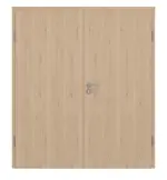 Frontansicht von GARANT Doppelflügeltür inkl. Zarge Authentic Achat CPL