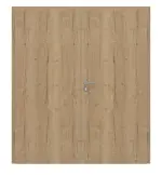 Frontansicht von GARANT Doppelflügeltür inkl. Zarge Authentic Risseiche CPL