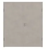 Frontansicht von WESTAG Doppelflügeltür Semento BN 434 Portalit CPL inkl. Zarge