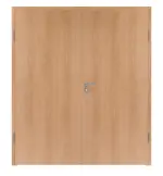 Frontansicht von Doppelflügeltür Buche blumig BU 88 PortaLit inkl. Zarge - Westag