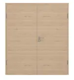 Frontansicht von GARANT Doppelflügeltür inkl. Zarge Quer Authentic Achat CPL