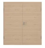 Frontansicht von GARANT Doppelflügeltür inkl. Zarge Quer Authentic Achat GCK08