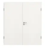 Frontansicht von GARANT Doppelflügeltür inkl. Zarge Quer Authentic Bianco GCK08