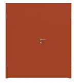 Frontansicht von WESTAG Doppelflügeltür Rosso Namib FX 0789 Fenix NTM inkl. Zarge