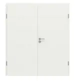 Frontansicht von Dynamic 1.1 Lackweiß RAL 9003 Doppelflügeltür inkl. Zarge - Classen