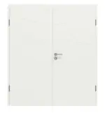 Frontansicht von Dynamic 2.12 Lackweiß RAL 9003 Doppelflügeltür inkl. Zarge - Classen