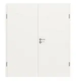 Frontansicht von Dynamic 2.12 Lackweiß RAL 9016 Doppelflügeltür inkl. Zarge - Classen