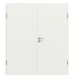 Frontansicht von Dynamic 2.5 Lackweiß RAL 9003 Doppelflügeltür inkl. Zarge - Classen