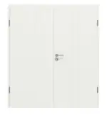 Frontansicht von Dynamic 2.6 Lackweiß RAL 9003 Doppelflügeltür inkl. Zarge - Classen