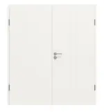 Frontansicht von Dynamic 2.6 Lackweiß RAL 9016 Doppelflügeltür inkl. Zarge - Classen