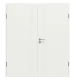 Frontansicht von Dynamic 2.7 Lackweiß RAL 9003 Doppelflügeltür inkl. Zarge - Classen