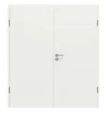 Frontansicht von Dynamic 3.1 Lackweiß RAL 9003 Doppelflügeltür inkl. Zarge - Classen