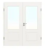 Frontansicht von Terra 3.11 Lackweiß RAL 9016 Doppelflügeltür inkl. Zarge - Classen