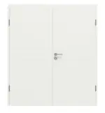 Frontansicht von Dynamic 3.2 Lackweiß RAL 9003 Doppelflügeltür inkl. Zarge - Classen