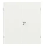 Frontansicht von CLASSEN Doppelflügeltür Dynamic 3.21 Weißlack RAL 9003 inkl. Zarge