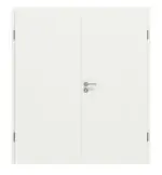 Frontansicht von CLASSEN Doppelflügeltür Dynamic 3.22 Weißlack RAL 9003 inkl. Zarge