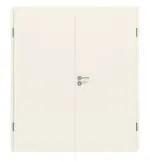 Frontansicht von CLASSEN Doppelflügeltür Dynamic 3.22 Weißlack RAL 9010 inkl. Zarge