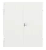 Frontansicht von CLASSEN Doppelflügeltür Dynamic 3.23 Weißlack RAL 9003 inkl. Zarge