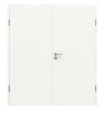 Frontansicht von CLASSEN Doppelflügeltür Dynamic 3.23 Weißlack RAL 9016 inkl. Zarge