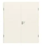 Frontansicht von CLASSEN Doppelflügeltür Dynamic 3.24 Weißlack RAL 9010 inkl. Zarge