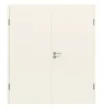 Frontansicht von CLASSEN Doppelflügeltür Dynamic 3.29 Weißlack RAL 9010 inkl. Zarge