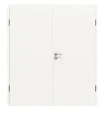 Frontansicht von CLASSEN Doppelflügeltür Dynamic 3.29 Weißlack RAL 9016 inkl. Zarge