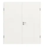 Frontansicht von Dynamic 3.3 Lackweiß RAL 9016 Doppelflügeltür inkl. Zarge - Classen