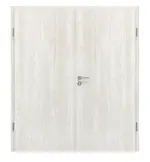 Frontansicht von Doppelflügeltür Norwegische Esche CPL inkl. Zarge - Classen