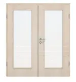 Frontansicht von Doppelflügeltür 4.10 Akazie hell CPL inkl. Zarge - Classen