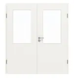 Frontansicht von Doppelflügeltür 4.2 Weiß RAL 9016 CPL inkl. Zarge - Classen
