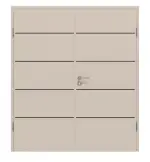 Frontansicht von CLASSEN Doppelflügeltür 6.9 Kaschmir CPL inkl. Zarge