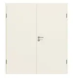Frontansicht von GARANT Doppelflügeltür inkl. Zarge Weißlack 9010 CPL